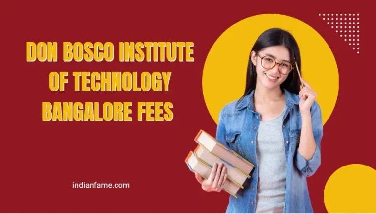 Don Bosco Institute of Technology Bangalore Fees