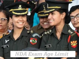 NDA Exam Age Limit
