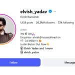 Elvish Yadav Instagram Followers