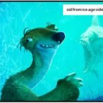 sid from ice age side profile