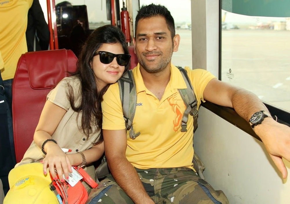 Dhoni and Wife Name